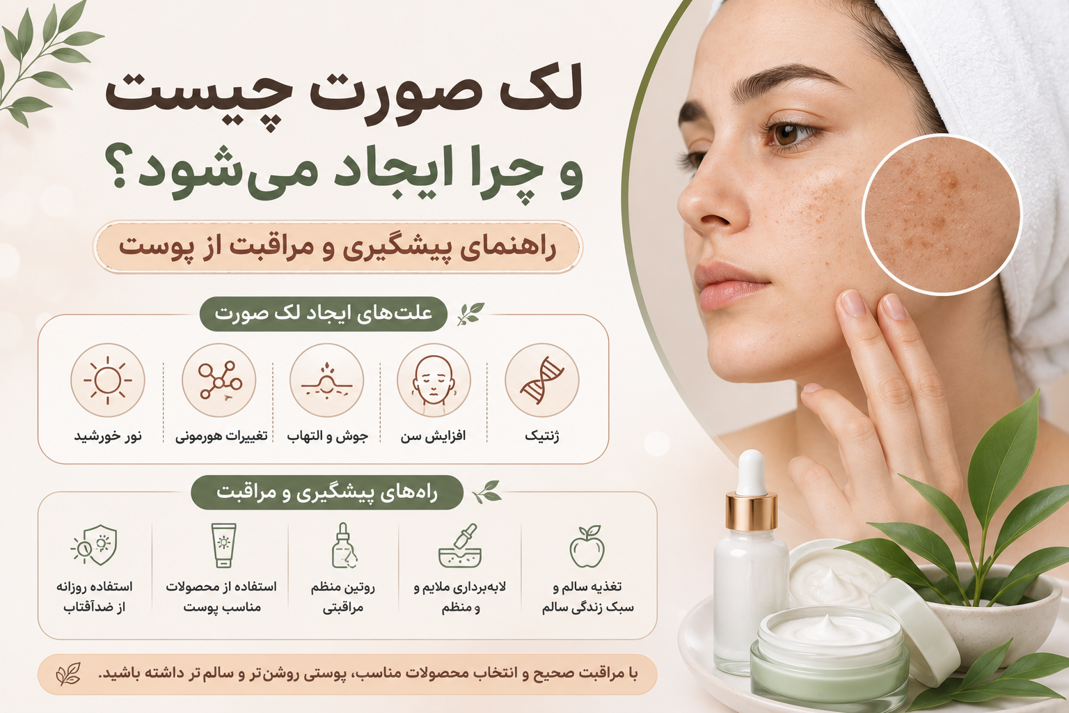 لک صورت چیست و چرا ایجاد می‌شود؟ راهنمای پیشگیری و مراقبت از پوست