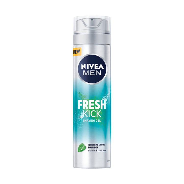 ژل اصلاح مردانه نیوا مدل FRESH KICK اصل آلمان حجم 200 میل