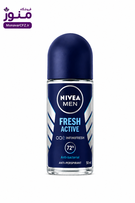 مام رول مردانه نیوآ Fresh Active حجم 50 میلی لیتر | فروشگاه منور