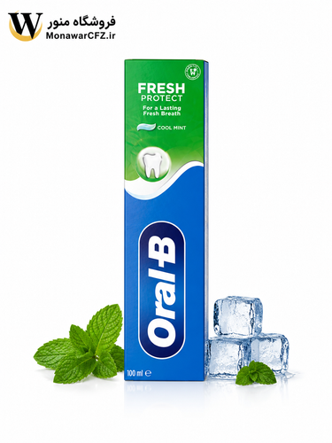 خمیردندان اورال بی Fresh Protect حجم 100 میلی لیتر | فروشگاه منور