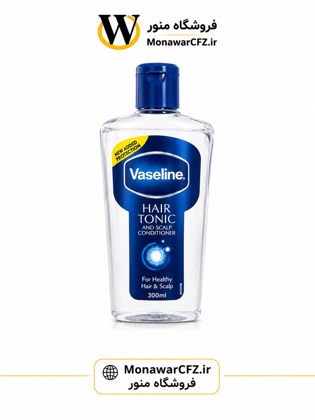 تونیک مو و نرم کننده پوست سر وازلین Vaseline Hair Tonic & Scalp Conditioner | فروشگاه منور