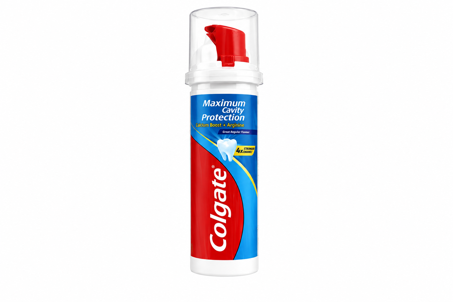 خمیردندان پمپی کلگیت Maximum Cavity Protection با طعم معمولی 100 میلی‌لیتر