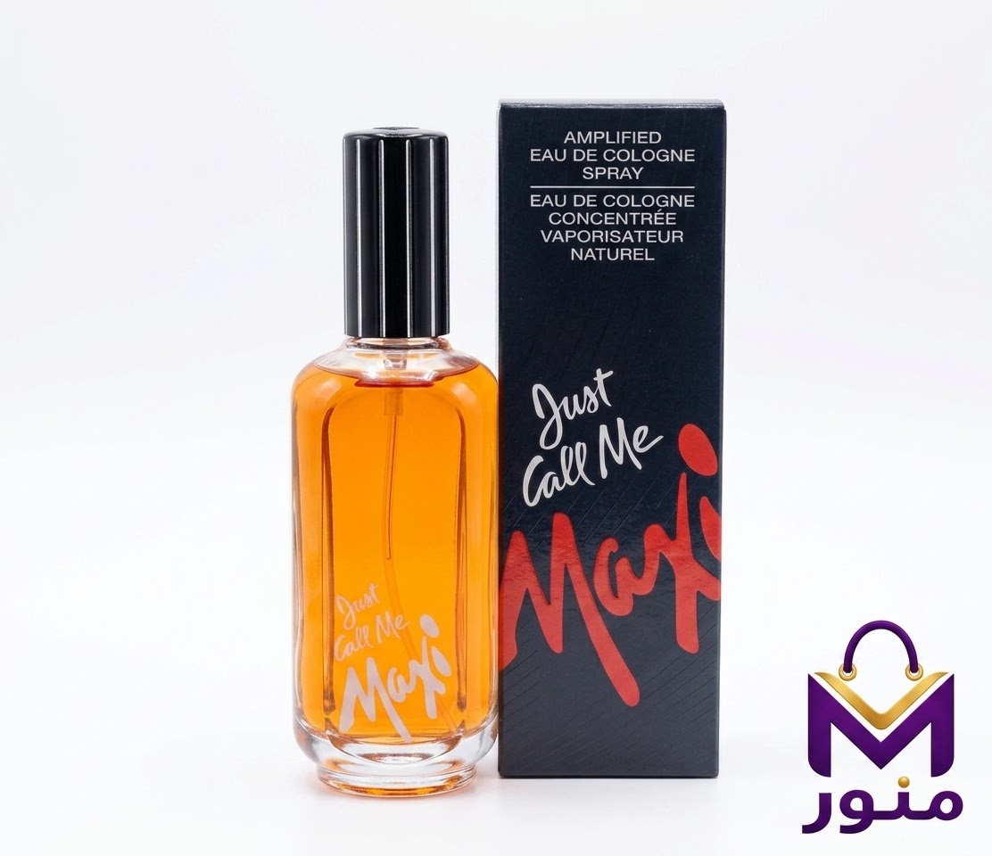 ادکلن جاست کال می ماکسی Just Call Me Maxi حجم 100 میلی‌لیتر با بسته‌بندی قرمز و نارنجی